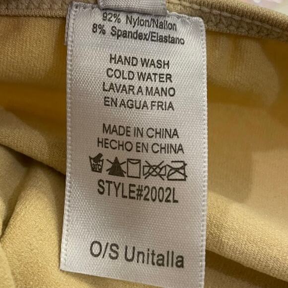 Yahada (2) women's nylon blend camisoles in cream & beige. - Picture 6 of 6